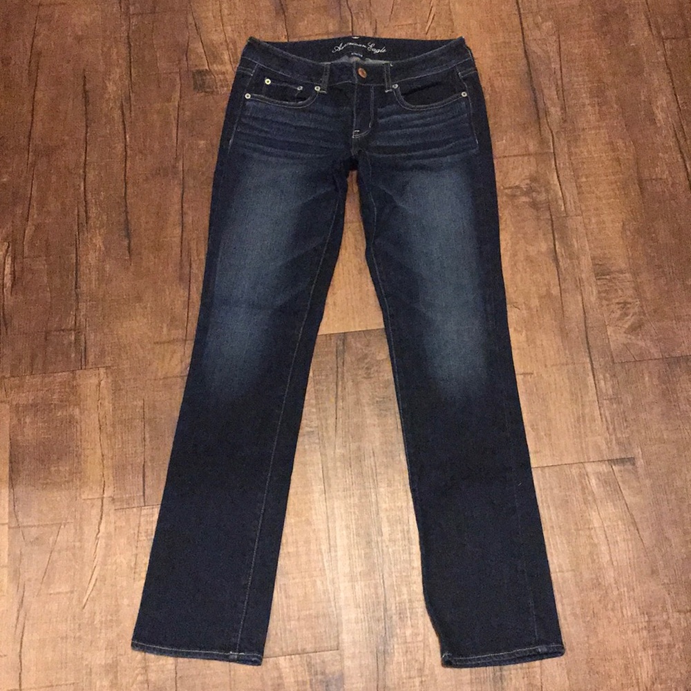 American Eagle Straight Jeans Size 6 Long